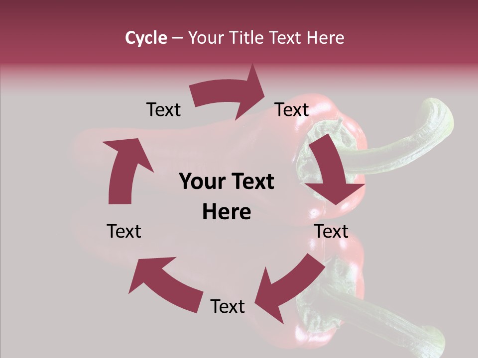 Hot Peppers Chef PowerPoint Template