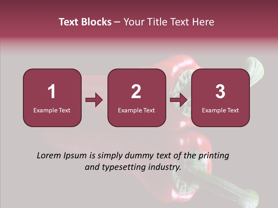 Hot Peppers Chef PowerPoint Template