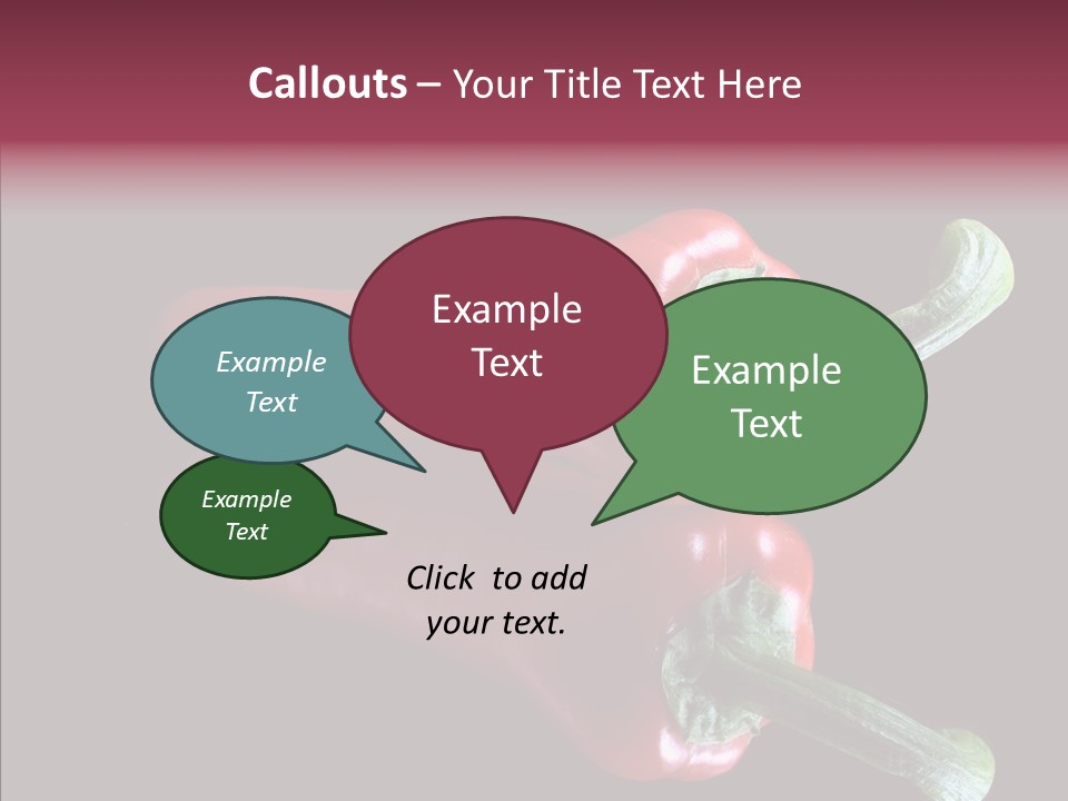 Hot Peppers Chef PowerPoint Template