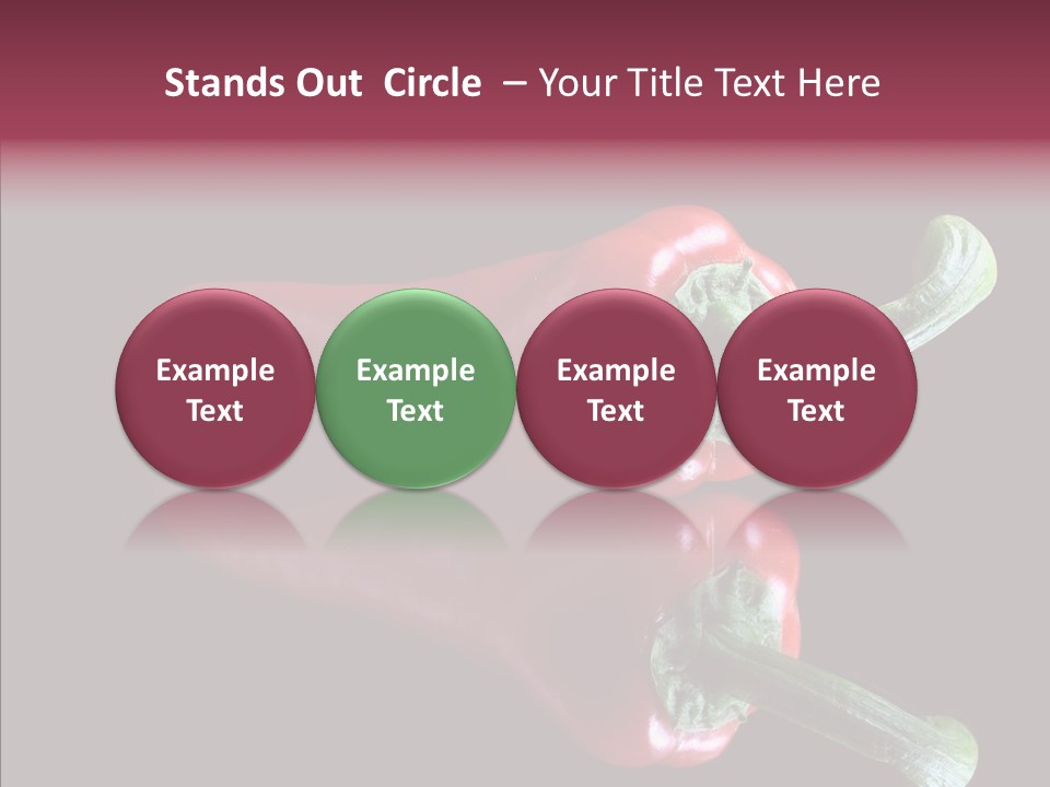 Hot Peppers Chef PowerPoint Template