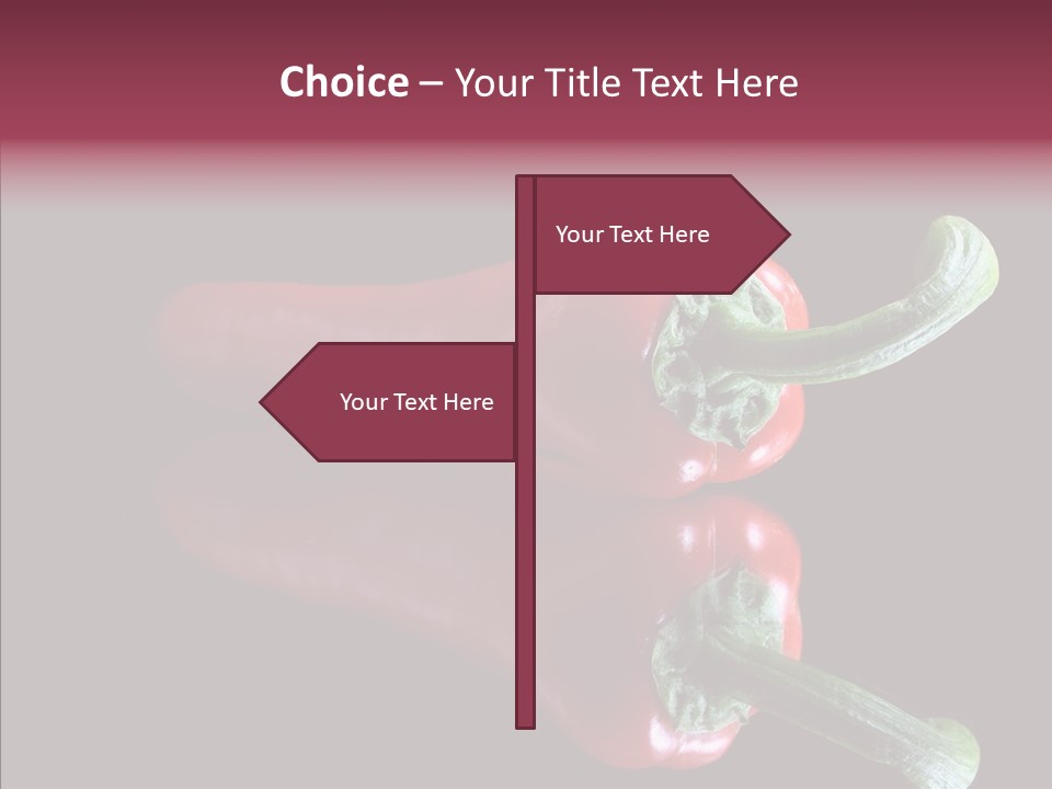 Hot Peppers Chef PowerPoint Template