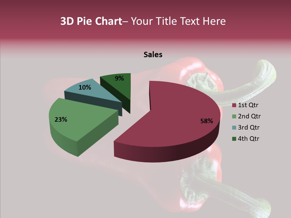 Hot Peppers Chef PowerPoint Template