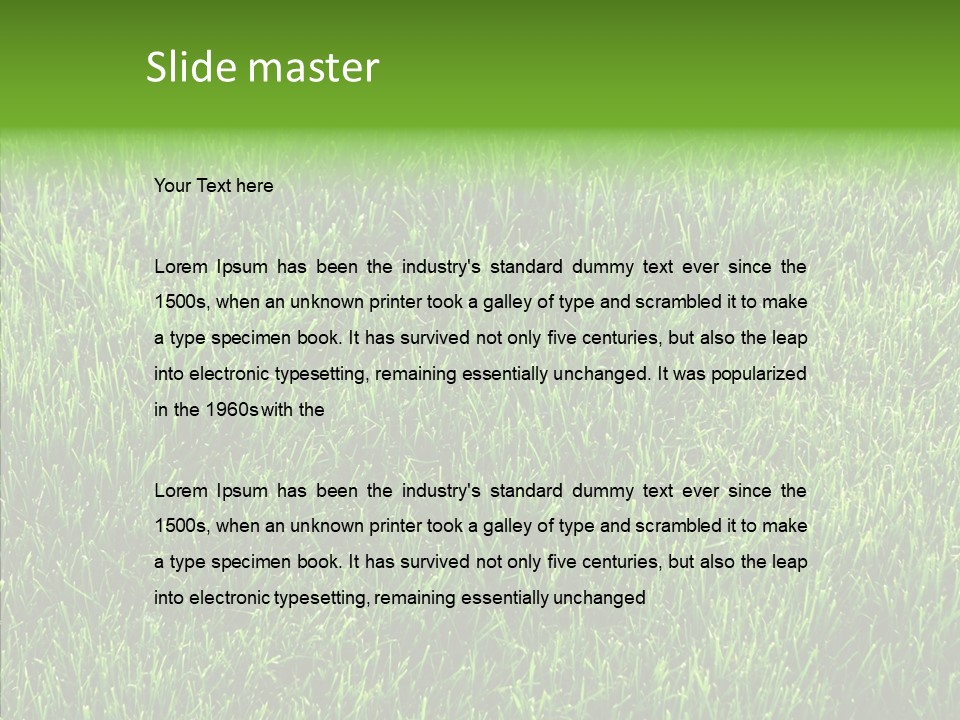 Plant Summer Growth PowerPoint Template