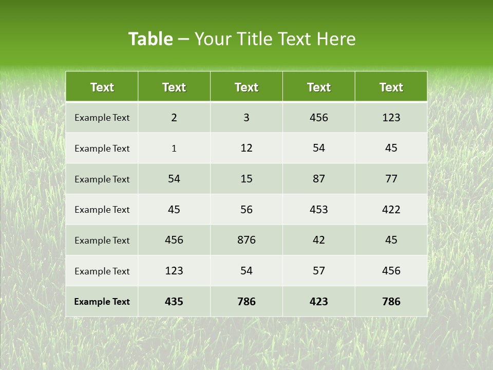 Plant Summer Growth PowerPoint Template