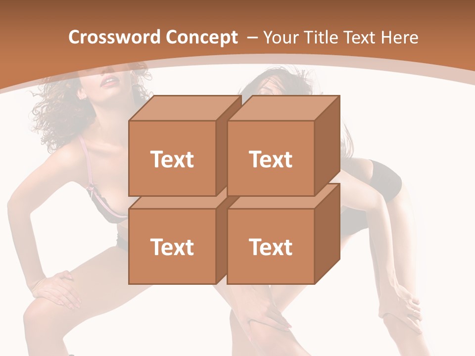 Stylistic Face Bend PowerPoint Template