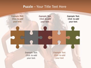 Stylistic Face Bend PowerPoint Template