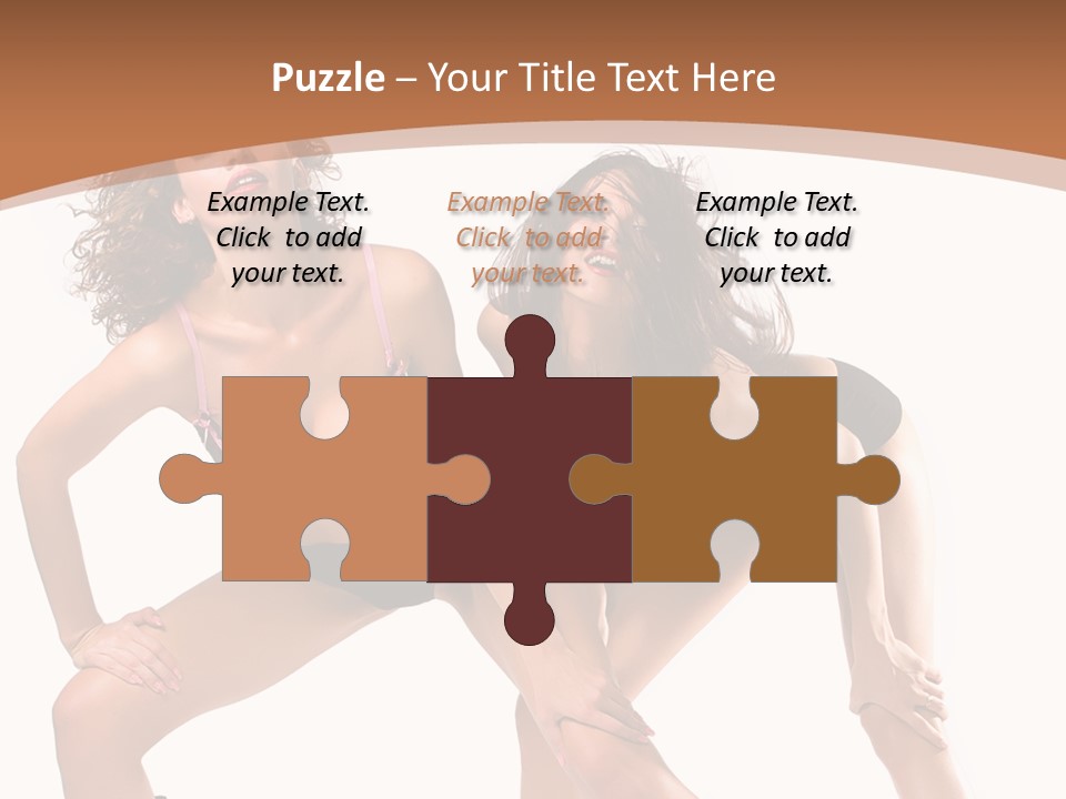 Stylistic Face Bend PowerPoint Template