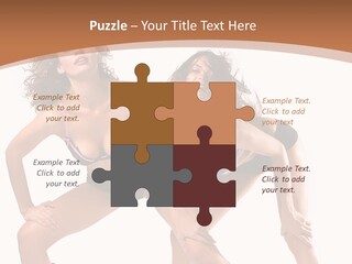 Stylistic Face Bend PowerPoint Template