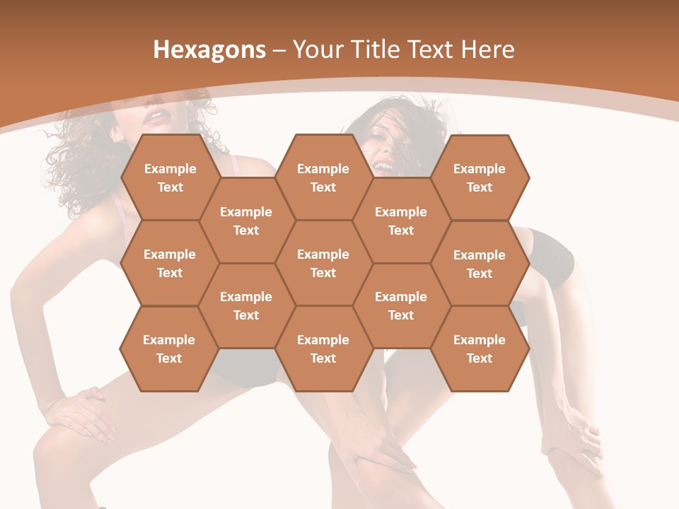 Stylistic Face Bend PowerPoint Template