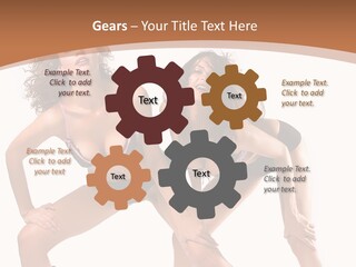 Stylistic Face Bend PowerPoint Template