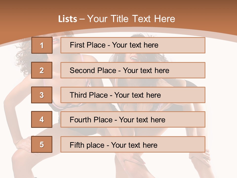 Stylistic Face Bend PowerPoint Template