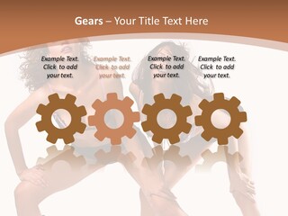 Stylistic Face Bend PowerPoint Template