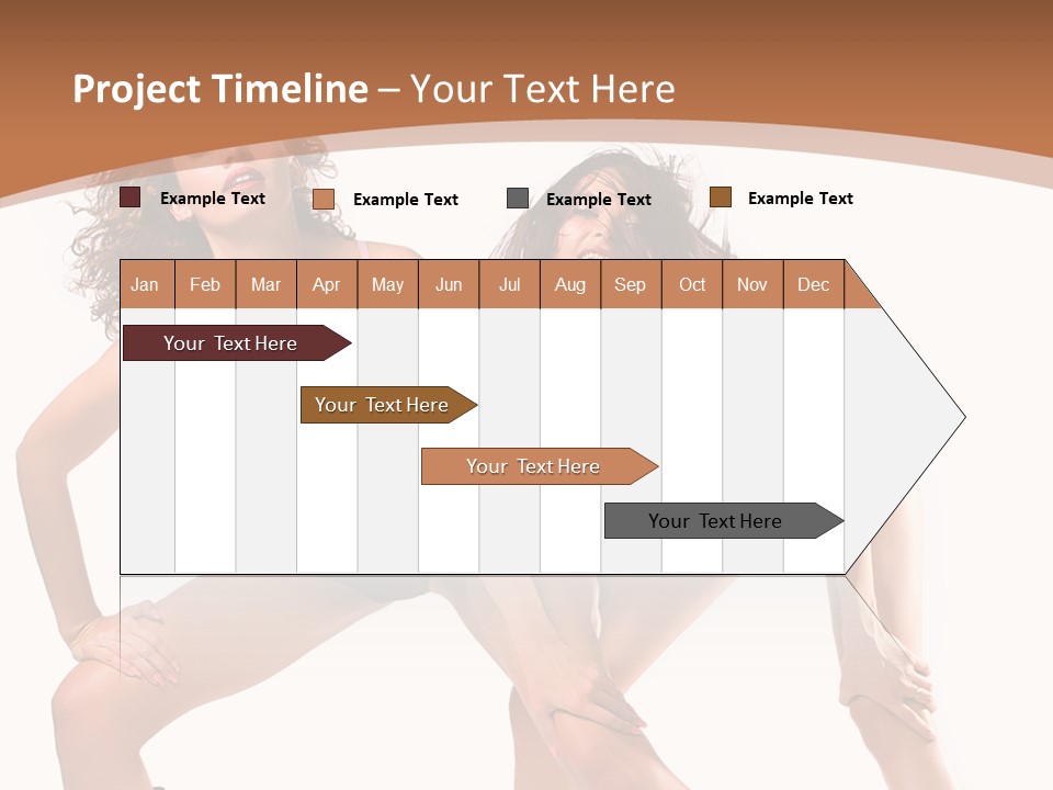 Stylistic Face Bend PowerPoint Template