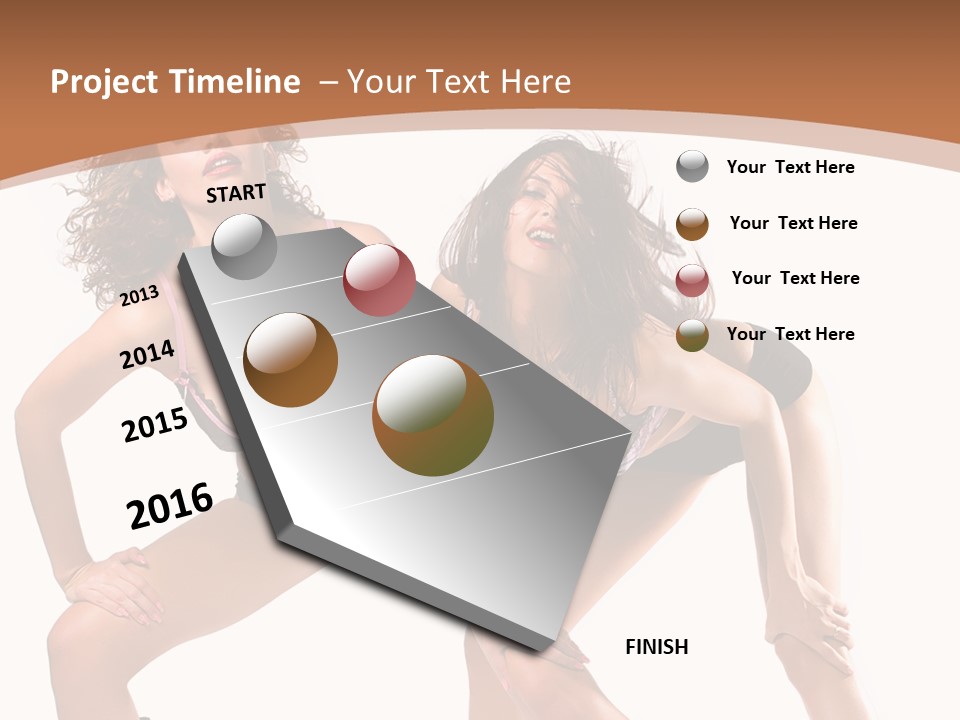 Stylistic Face Bend PowerPoint Template