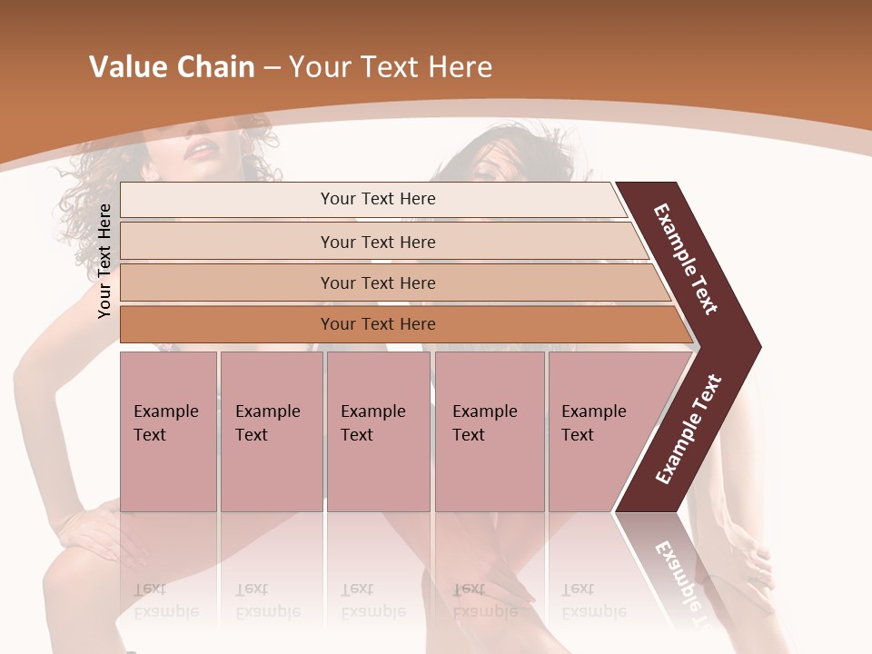 Stylistic Face Bend PowerPoint Template