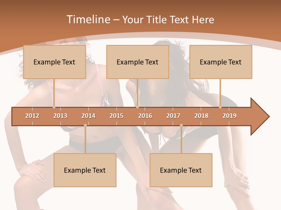 Stylistic Face Bend PowerPoint Template