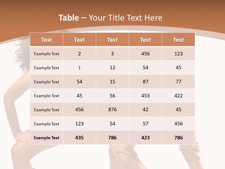 Stylistic Face Bend PowerPoint Template