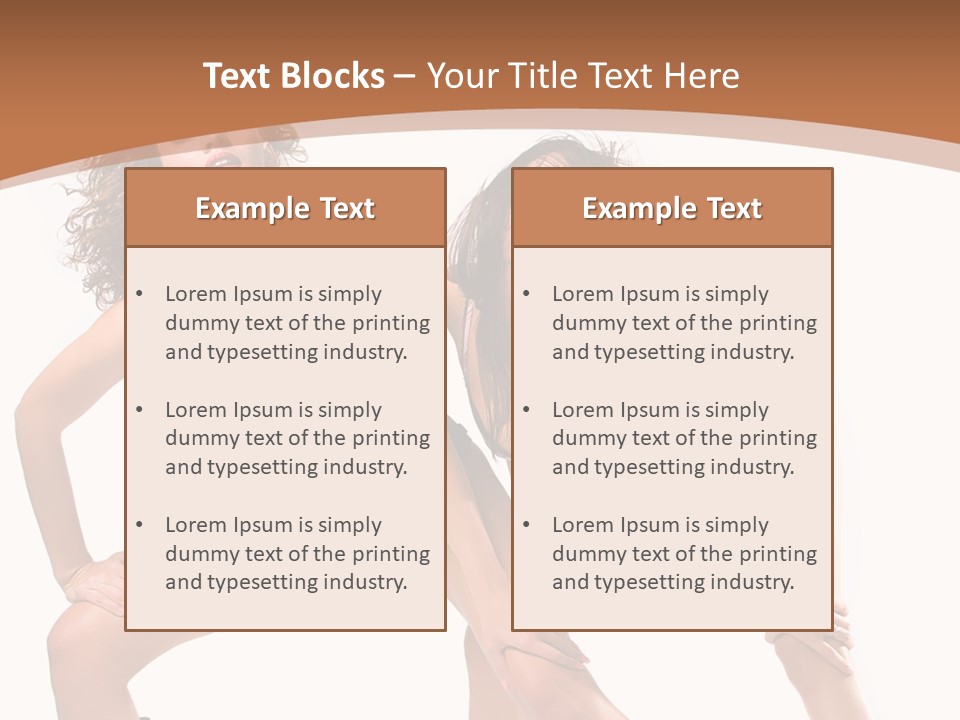 Stylistic Face Bend PowerPoint Template