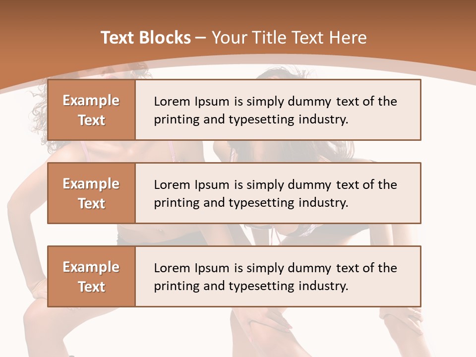 Stylistic Face Bend PowerPoint Template