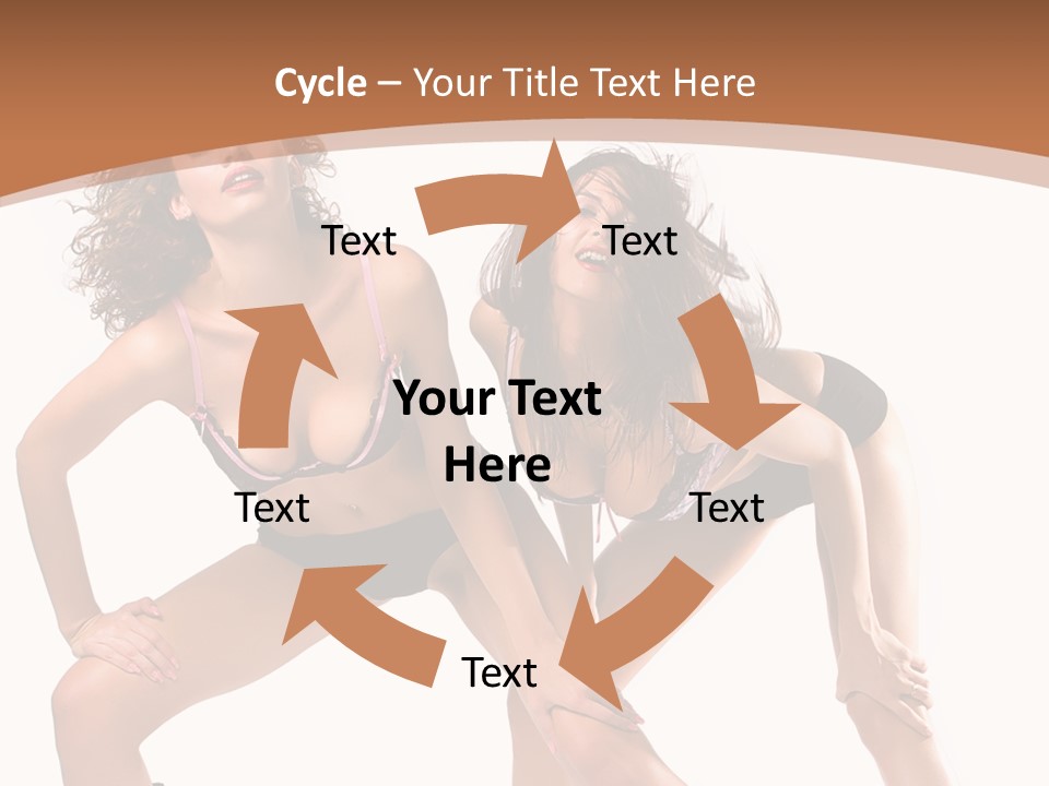 Stylistic Face Bend PowerPoint Template