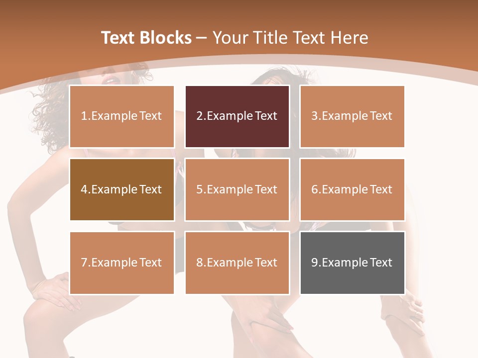 Stylistic Face Bend PowerPoint Template