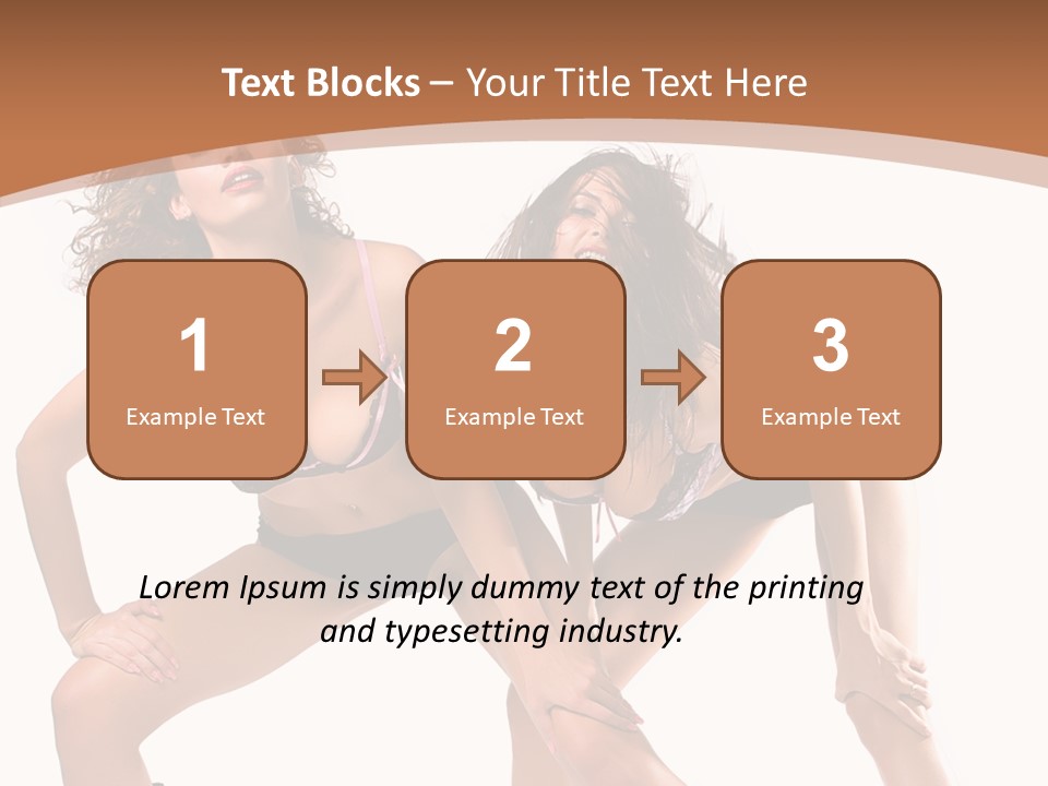 Stylistic Face Bend PowerPoint Template