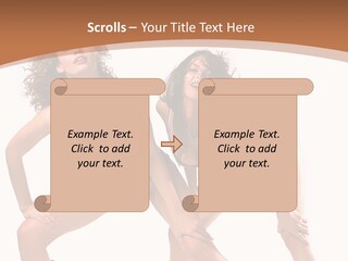 Stylistic Face Bend PowerPoint Template