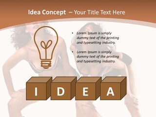 Stylistic Face Bend PowerPoint Template