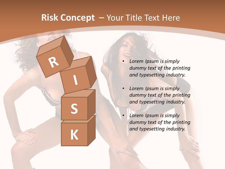 Stylistic Face Bend PowerPoint Template