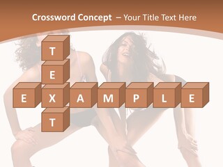 Stylistic Face Bend PowerPoint Template