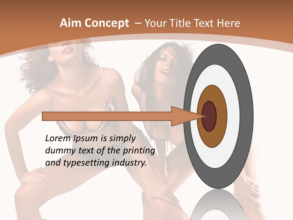 Stylistic Face Bend PowerPoint Template