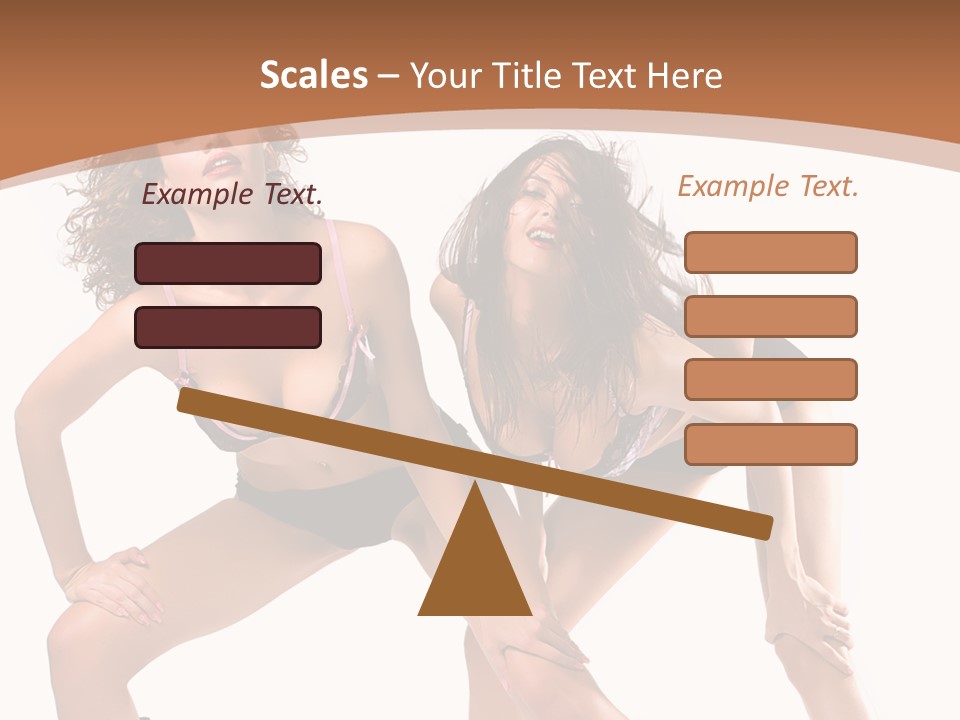 Stylistic Face Bend PowerPoint Template