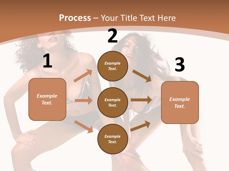 Stylistic Face Bend PowerPoint Template