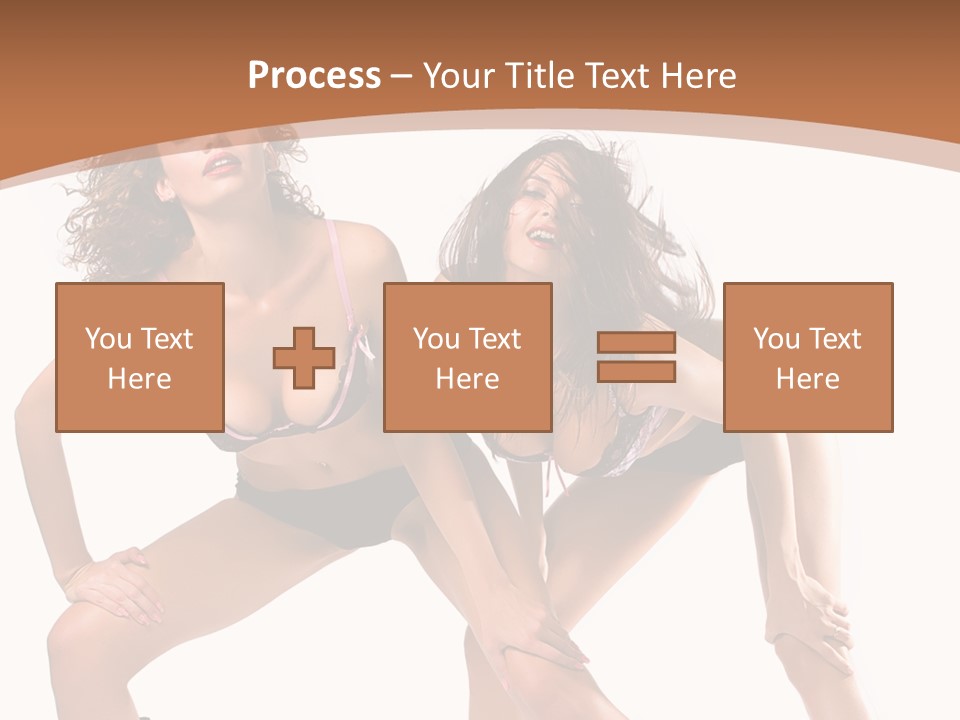 Stylistic Face Bend PowerPoint Template