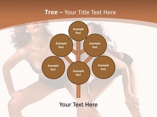 Stylistic Face Bend PowerPoint Template