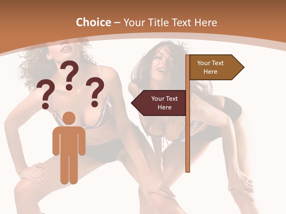 Stylistic Face Bend PowerPoint Template