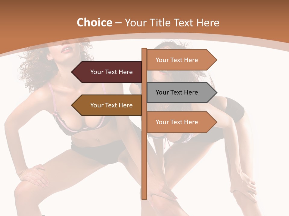 Stylistic Face Bend PowerPoint Template