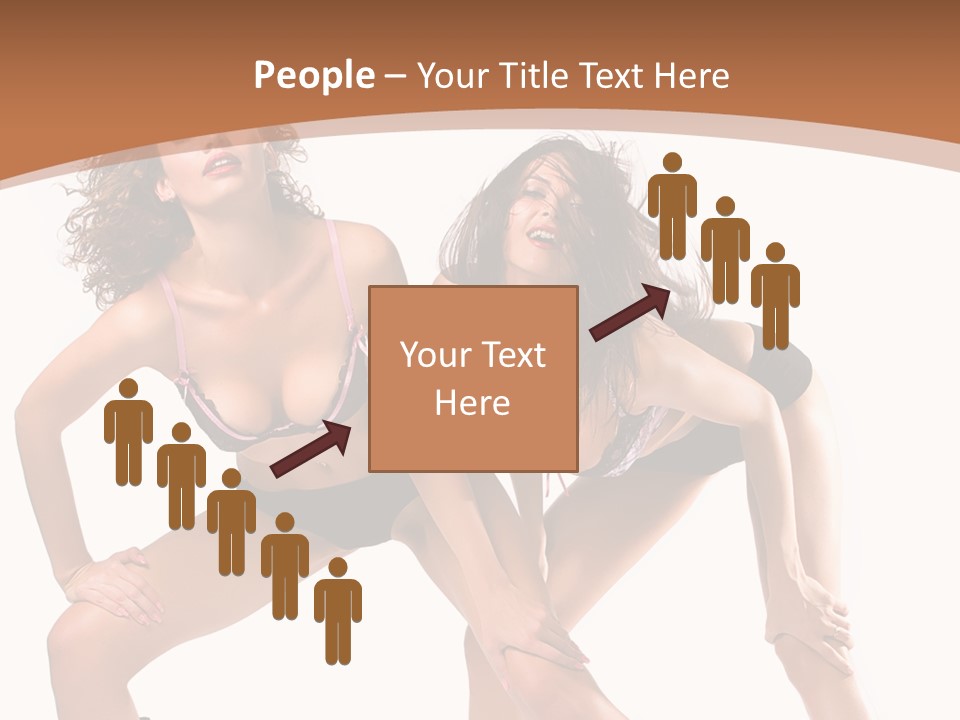 Stylistic Face Bend PowerPoint Template