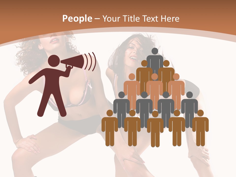 Stylistic Face Bend PowerPoint Template