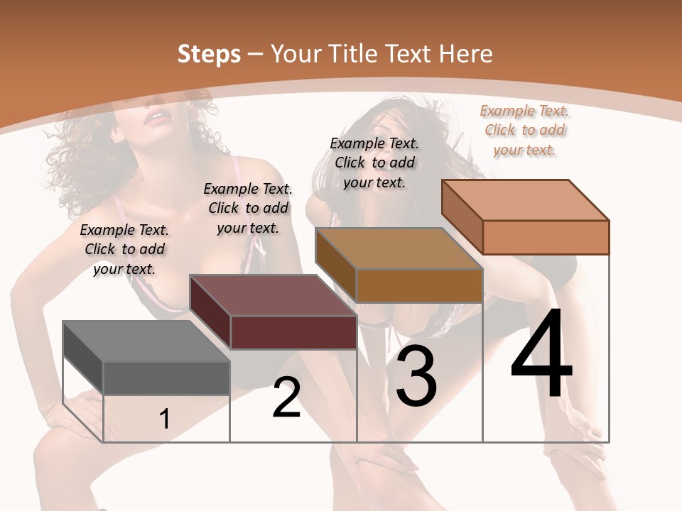 Stylistic Face Bend PowerPoint Template
