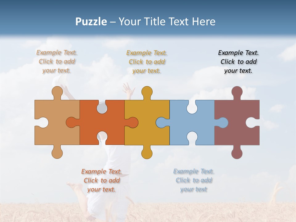 Day Jump People PowerPoint Template