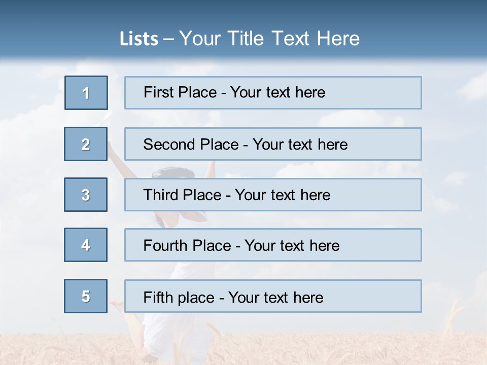 Day Jump People PowerPoint Template