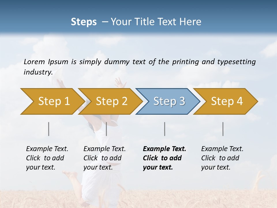 Day Jump People PowerPoint Template