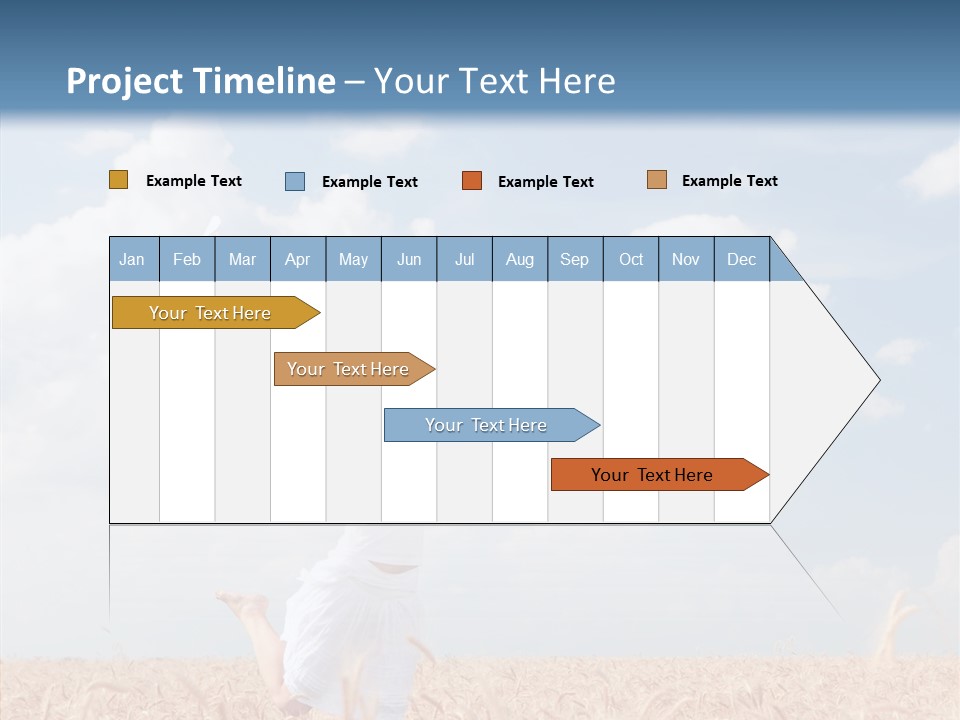 Day Jump People PowerPoint Template