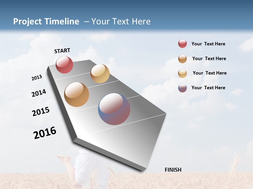 Day Jump People PowerPoint Template