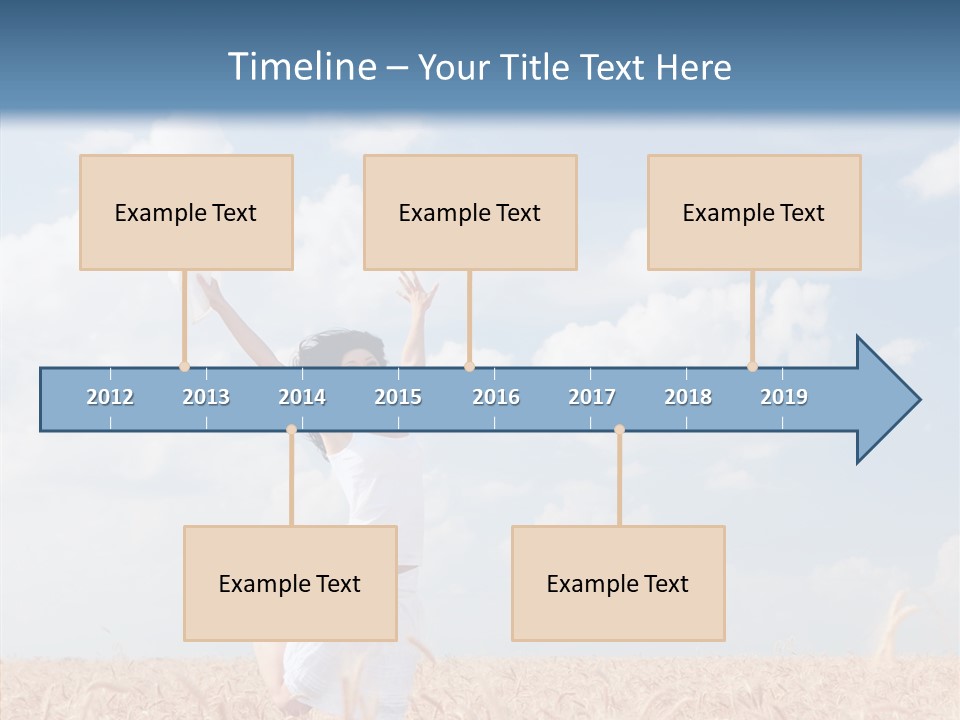 Day Jump People PowerPoint Template