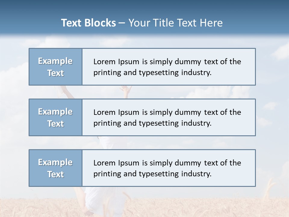 Day Jump People PowerPoint Template