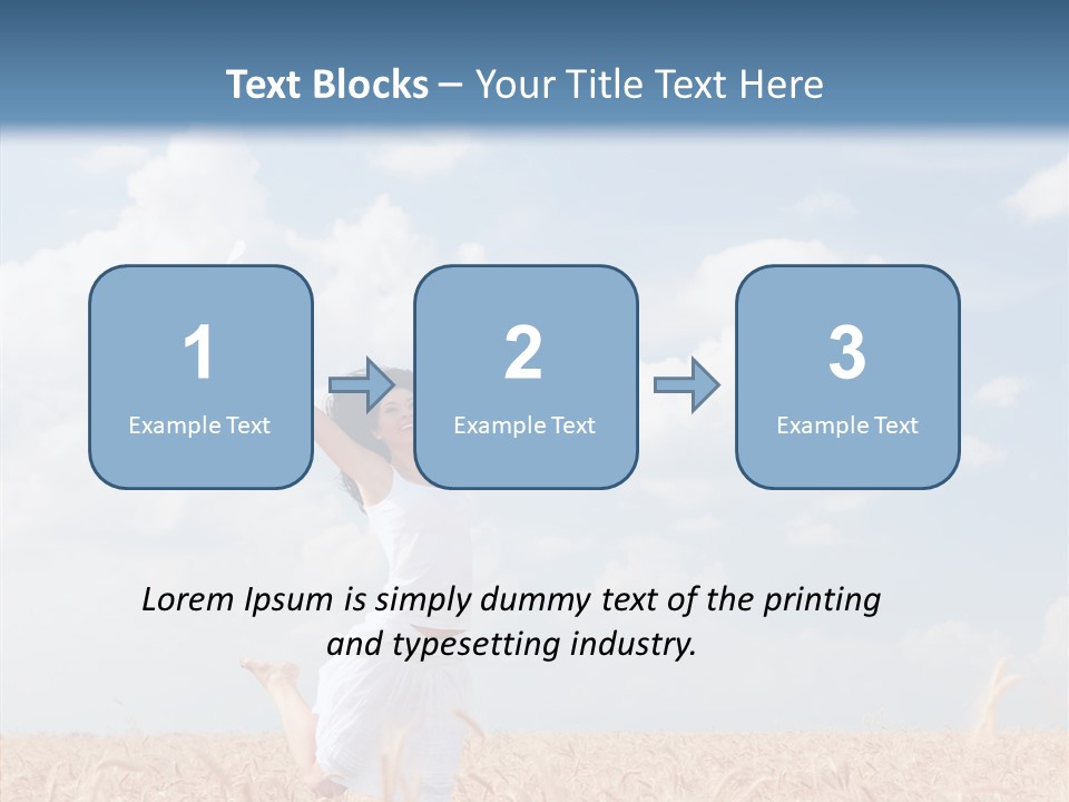 Day Jump People PowerPoint Template