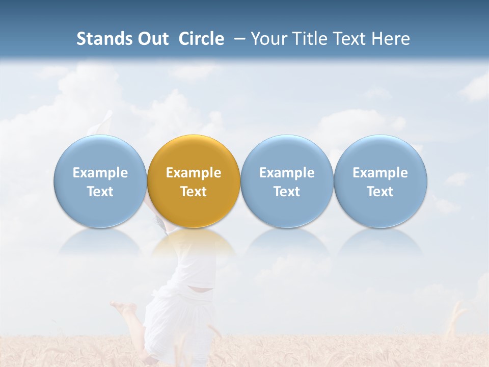 Day Jump People PowerPoint Template