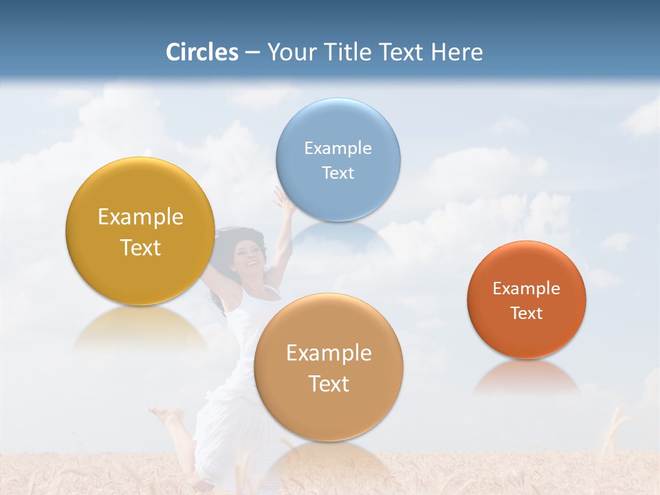 Day Jump People PowerPoint Template